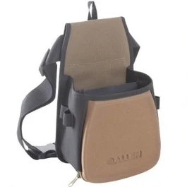 Allen Eliminator Double Compartment Shooting Bag, Black/Tan 8303
