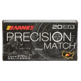 Barnes Bullets Precision Match 6mm Creedmoor 112 Grain Open Tip Match (OTM)
