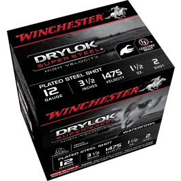 Winchester Drylok Super Steel 12 Gauge 3.50 1 1/2 oz 2 Shot SSH12LH2