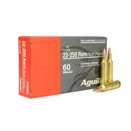 Aguila 22-250 Rem 60 Grain Soft Point