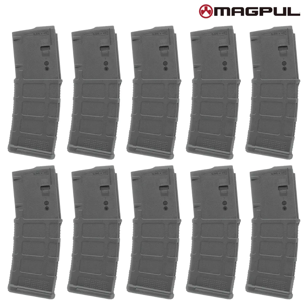Magpul PMAG GEN M3 AR-15 .223/5.56 10/30 10 Round Magazine (10 Pack)