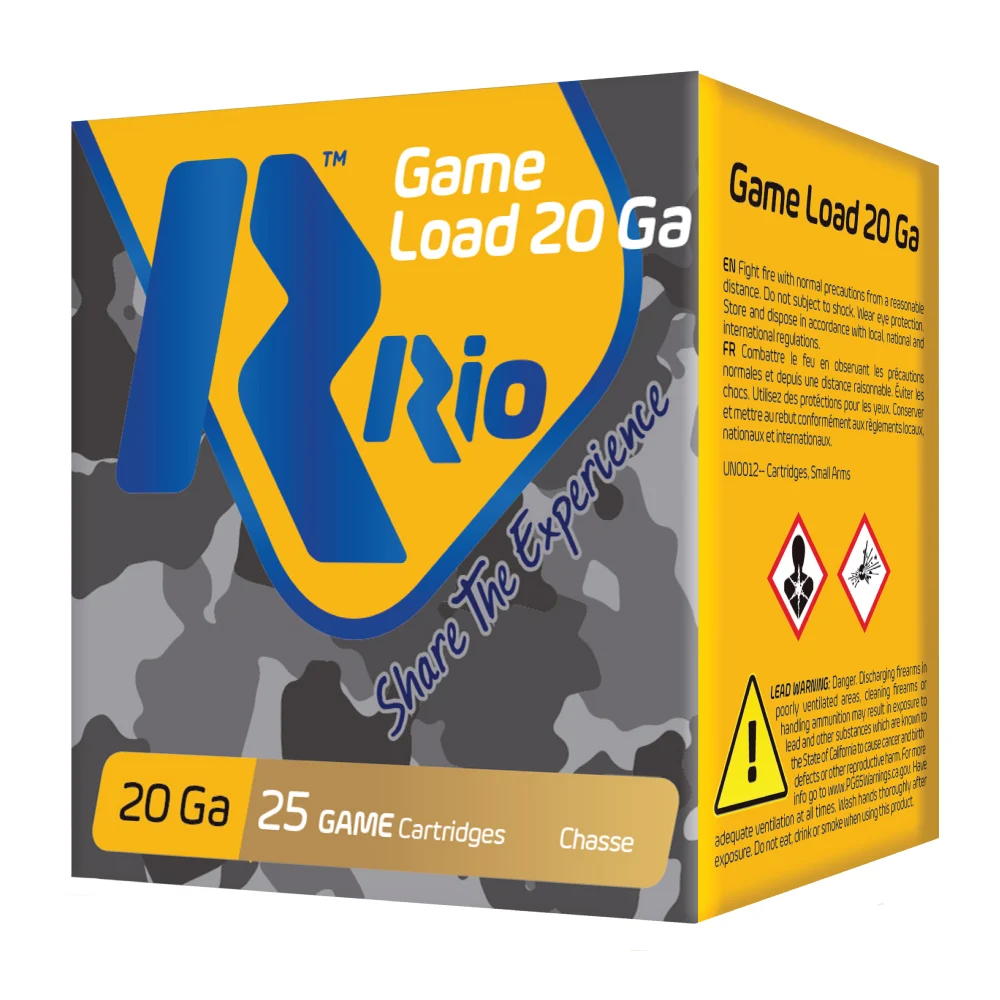 Rio Game Load 20 Gauge 2.75" #7.5 Ammo