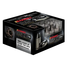 Barnes Tac-xpd Defense 9mm 115 Gr TAC-XP