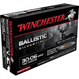 Winchester Ballistic Silvertip 30-06 Springfield 180 Grain Rapid Controlled Expansion Polymer Tip