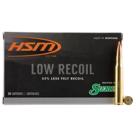 Hsm Low Recoil 30-06 Springfield 150 Grain Orange Polymer Tip Ammo