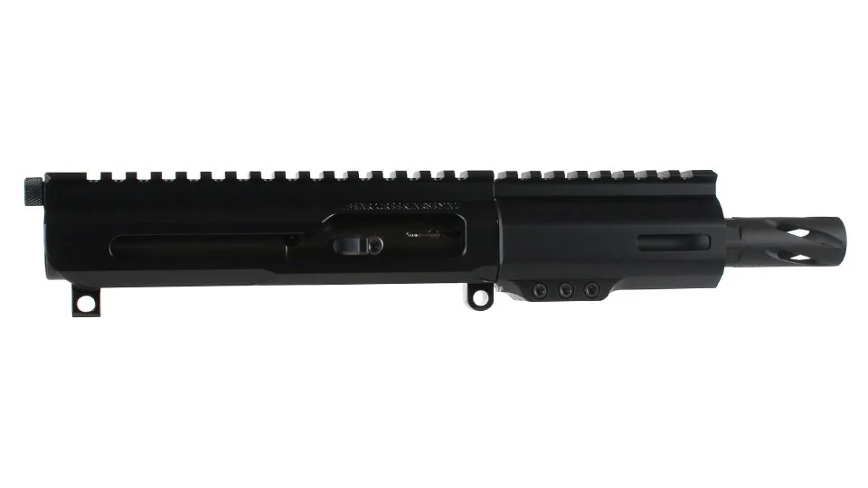 BC-9 | 9MM Billet Right Side Charging Upper | 5" Parkerized M4 Barrel | 1:10 Twist | Blow Back Gas System | 4" MLOK Split Rail| with BCG & Charging Handle