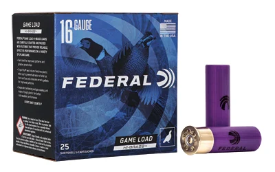 Federal Game-Shok Hi-Brass 16ga 2.75in 1-1/8oz #7.5 25rd
