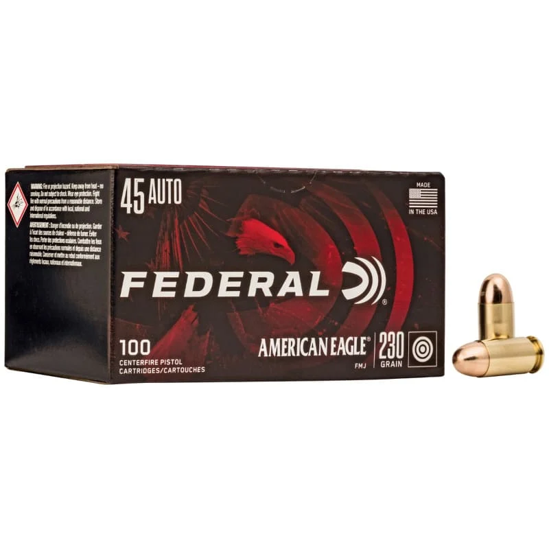Federal American Eagle .45 ACP 230gr FMJ Ammo