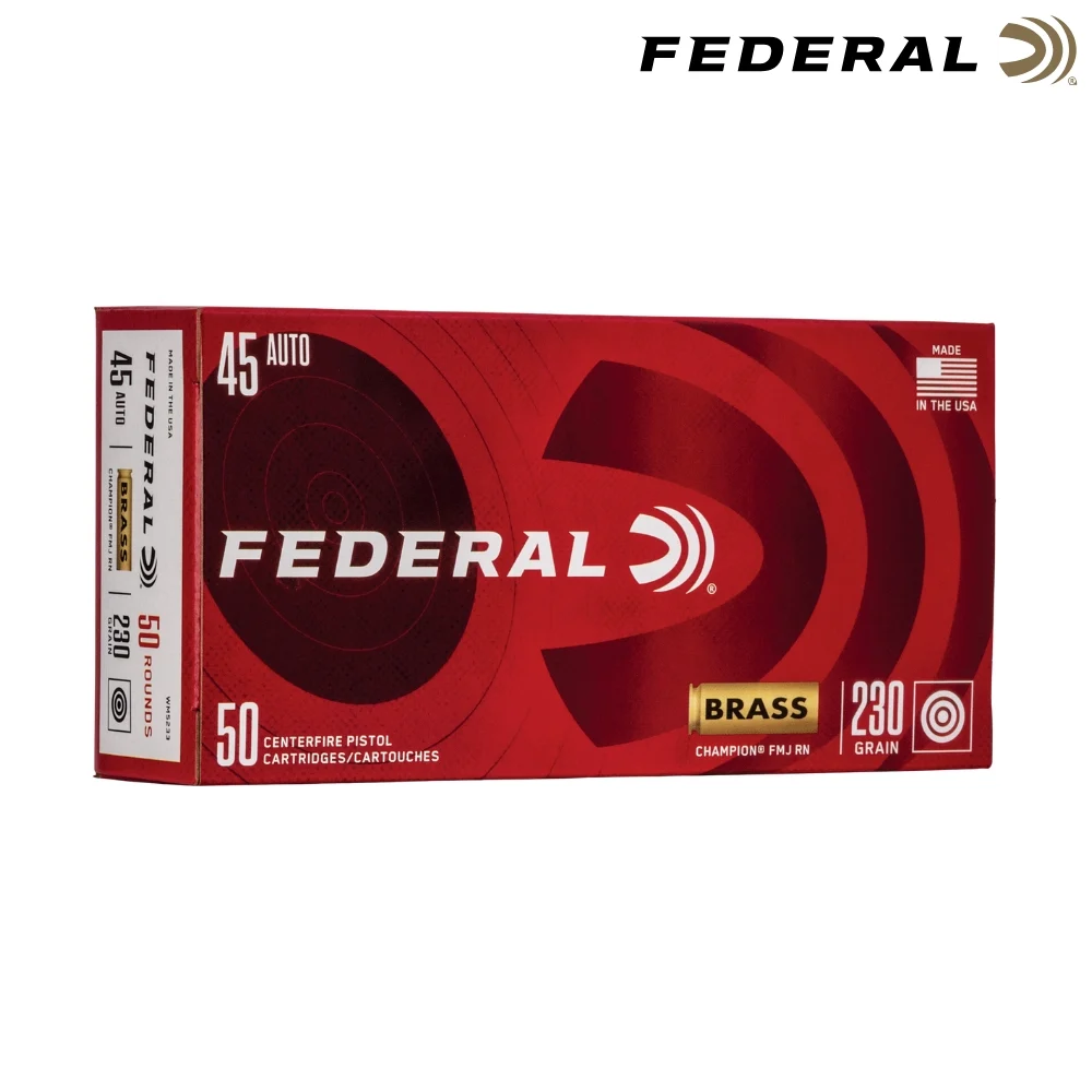 Federal Champion .45 ACP 230gr FMJ Ammo
