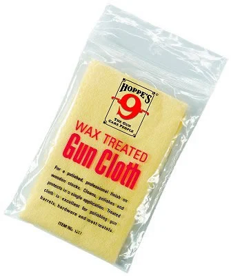 Hoppes 1217 Waxed Gun Cleaning Cloth 10 Pk