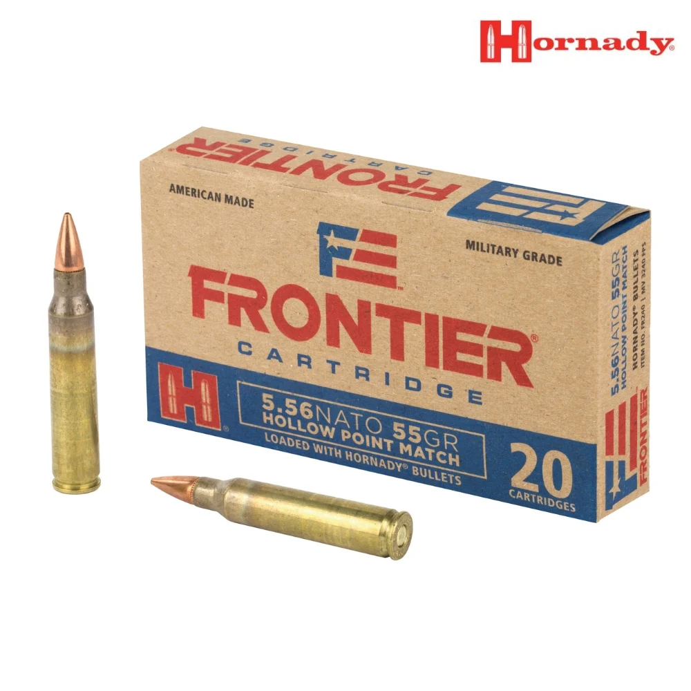 Hornady Frontier 5.56x45mm NATO 55gr HP Match Ammo