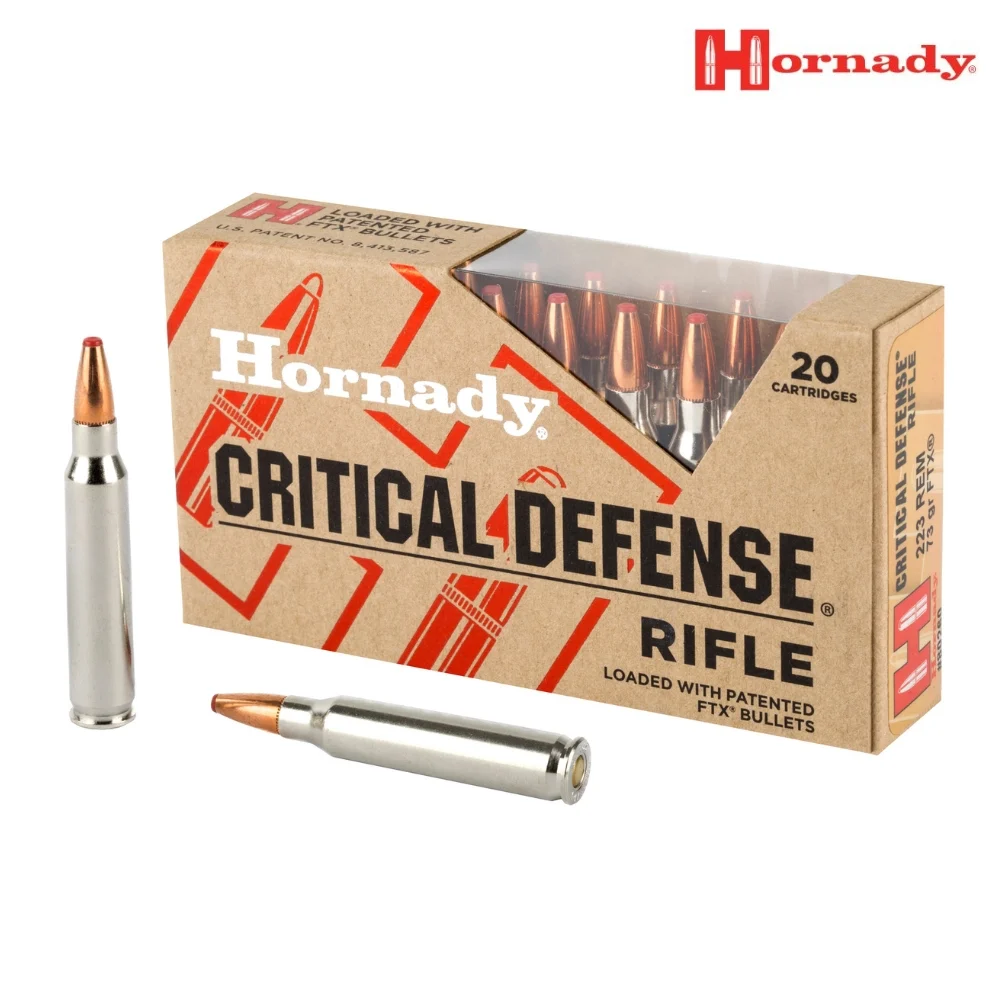 Hornady Critical Defense .223 Remington 73gr FTX Ammo