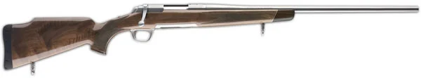Browning X-Bolt White Gold Rifle 035235229, 300 Winchester Magnum, 26 in, Gloss Walnut Stock, Stainless Steel Finish