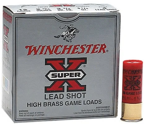 Winchester Super X High Brass Game Load X4136, 410 Gauge, 3", 11/16 oz, 1135 fps, #6 Lead Shot, 25 Rds/Bx