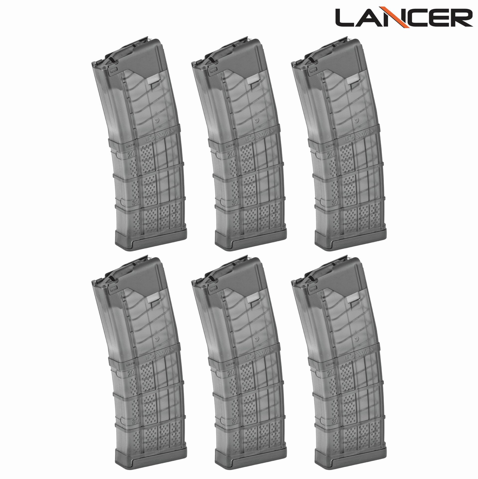 Lancer L5AWM AR-15 .223/5.56 30 Round Magazine (6 Pack)