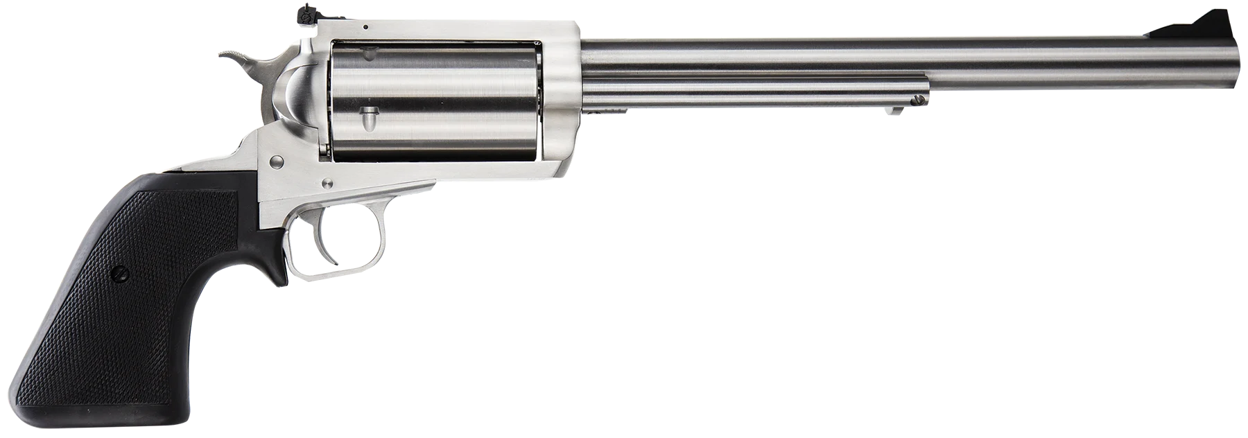 Magnum Research BFR Revolver BFR45/70, 45-70 Govt, 10", Hogue Rubber Grip, Stainless Finish, 5 Rd