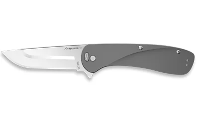 Outdoor Edge Razor VX1 3″ Folding Knife – Gray Aluminum