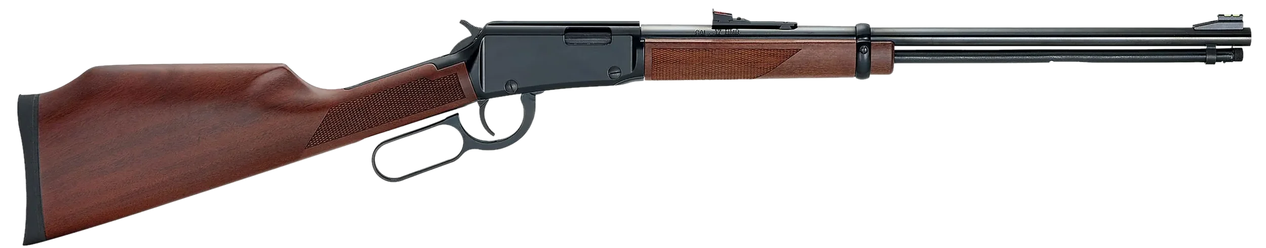 Henry Varmint Express Lever Action Rifle H001V, 17 HMR, 20", Walnut Stock, Blue Finish, 11 Rds