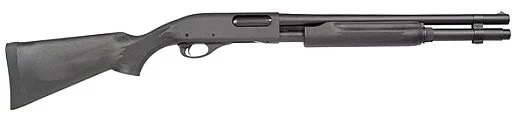 Remington 870 Express Pump Shotgun R25077, 12 Gauge, 18", 3" Chmbr, 7 Shot, Beaded Cylinder Bore Barrel, Black Synthetic