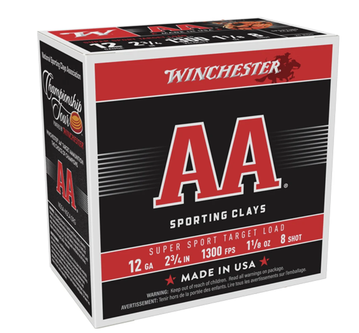 Winchester Ammo AASC128 Super Sport 12 Gauge 2.75" 1 1/8 oz #8 Shot 250rd - AASC128