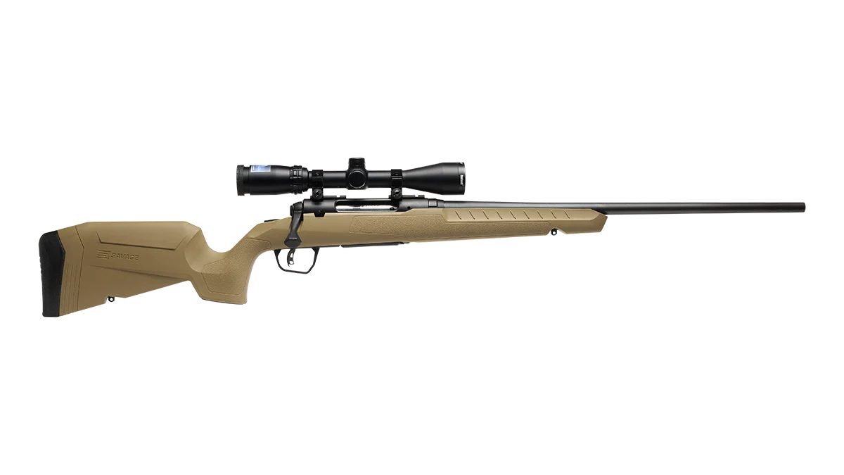 Savage Arms Axis 2 XP Combo 6.5 Creedmoor 4+1 Bolt-Action Rifle w/ Scope - FDE - 32163