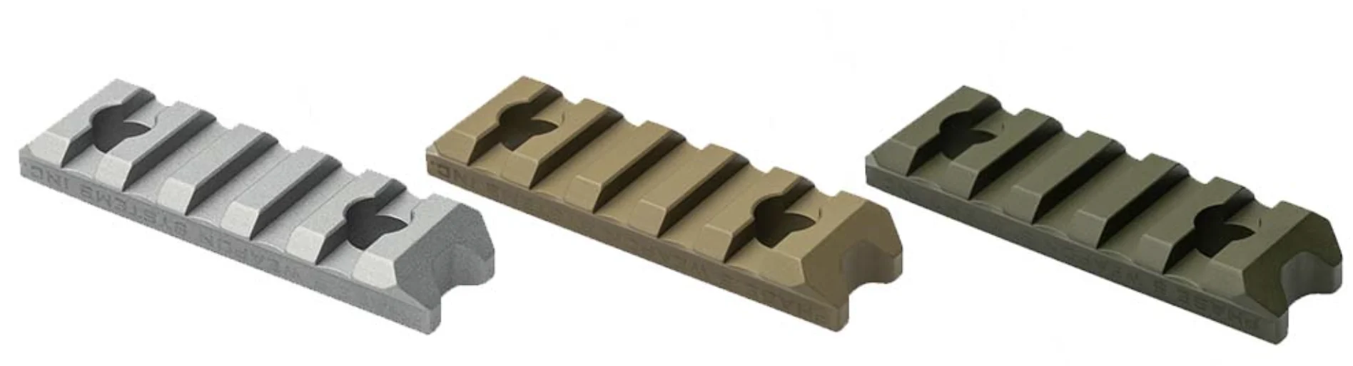 Phase 5 M-LOK 5-Slot Picatinny Rail Section - OD Green - MLOKPIC5-ODG