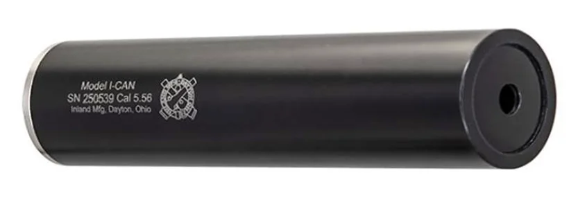 Inland Manufacturing IM-9 8.5" 9mm Suppressor w/ 1/2x28 BreekLok QD Muzzle Device - ILM IM9MM BQD 1/2x28
