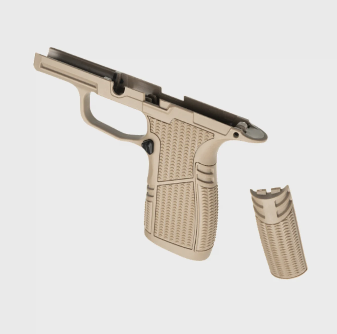 Tyrant CNC Sig Sauer P365 Snub Nose Grip Module - FDE - TD-P365GRM-SNUB-FDE