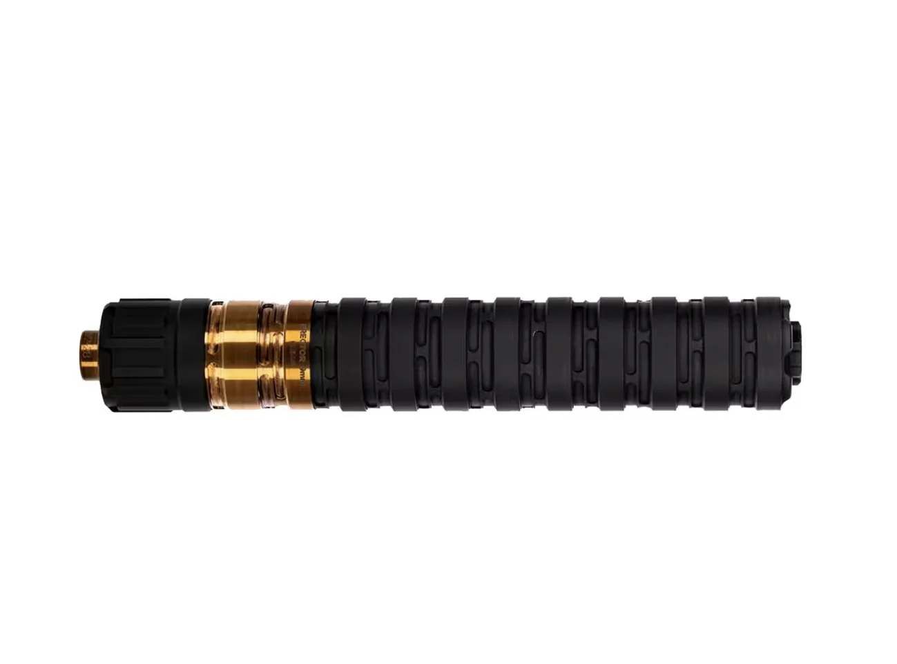 Q, LLC. Erector 9 9mm Modular 1/2-28 Black Piston Silencer - SIL-E-9-BLACK