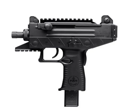 IWI UZI PRO Pistol - 9mm Luger 4.5" Barrel 2-25RD Adj Sights - UPP9S-T