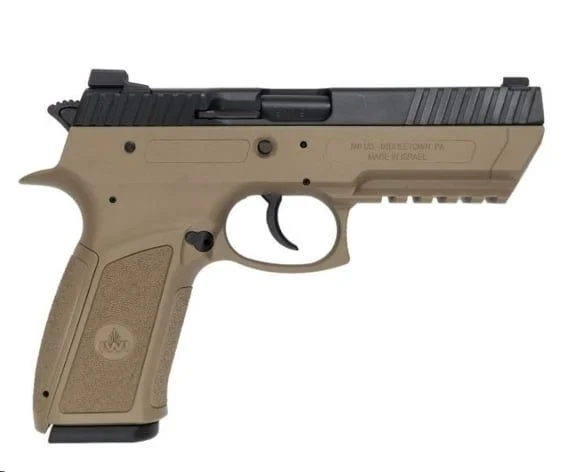 IWI JERICHO 941 Enhanced Pistol- 9mm Luger 4.4" Barrel 2-17RD FDE Poly *Full Size* - J941PL9FD-II