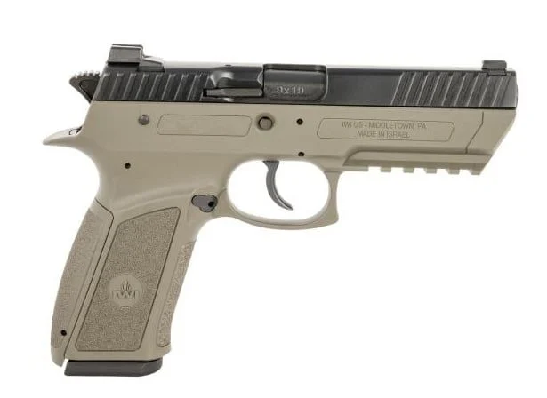 IWI JERICHO 941 Enhanced Pistol- 9mm Luger 4.4" Barrel 2-17RD OD Poly *Full Size* - J941PL9OD-II
