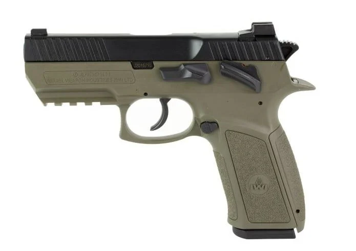 IWI JERICHO 941 Enhanced Pistol- 9mm Luger 3.8" Barrel 2-17RD OD Poly *Mid-Size* - J941PSL9OD-II
