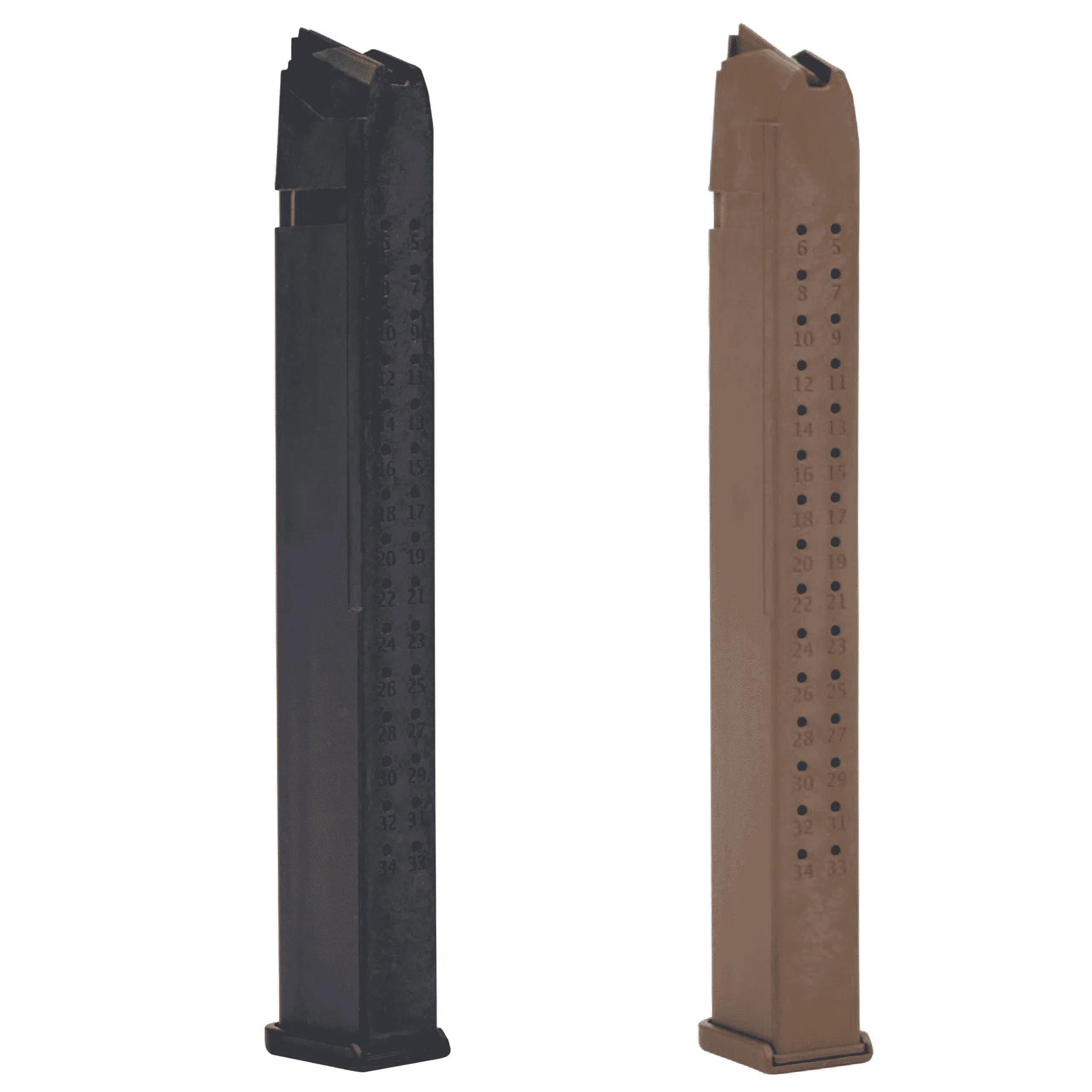 Toolman Tactical 9mm 35 Round Extended Magazine for Glock 17, 19 Pistols