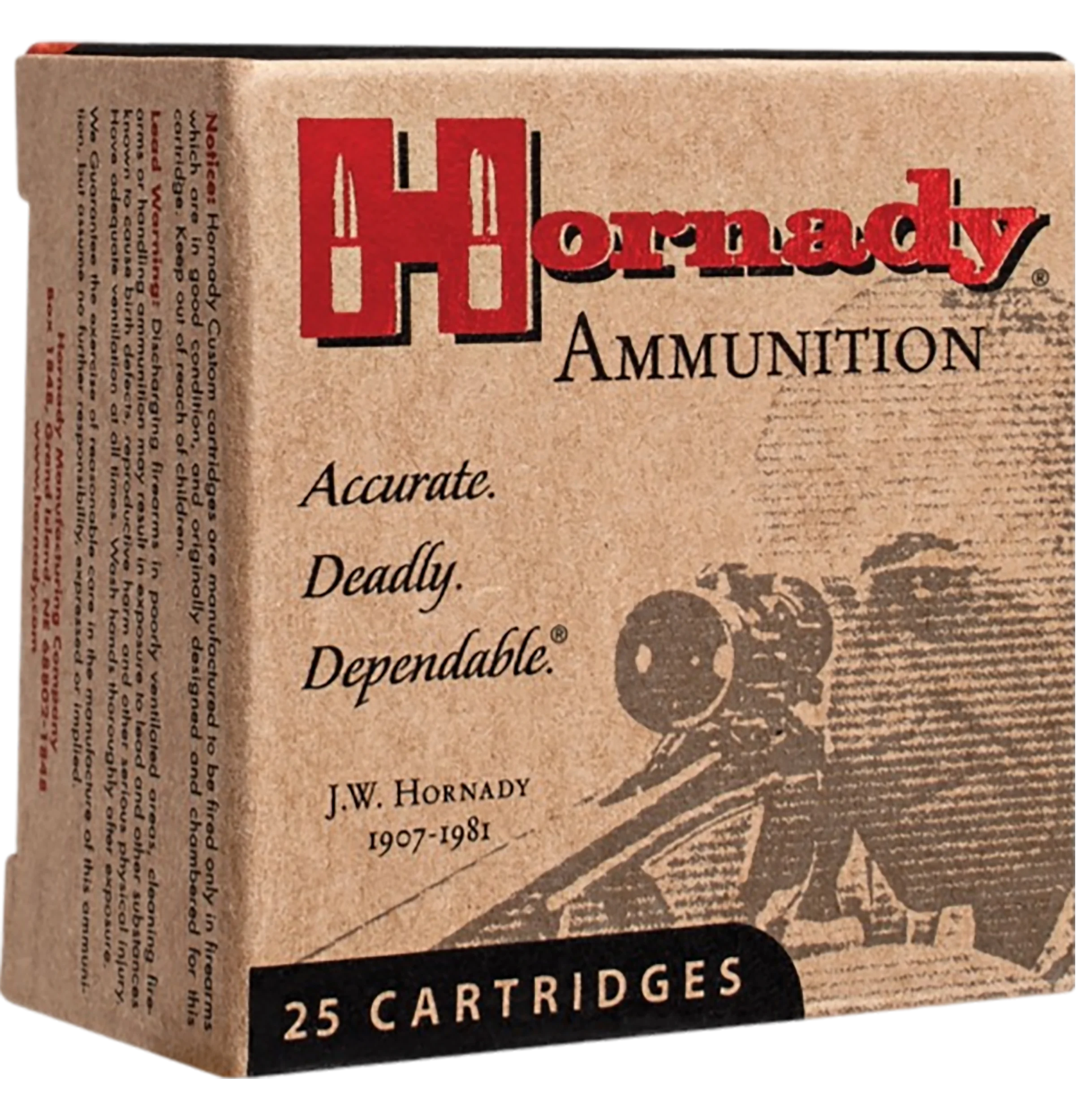 Hornady Handgun Ammunition 9085, 44 Remington Mag, XTP Jacketed Hollow Point (HP), 240 GR, 1350 fps, 20 Rd/bx