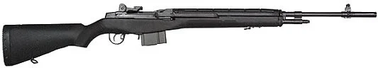 Springfield M1A Loaded Semi-Auto Rifle MA9226, 308 Winchester, 22 in, Black Synthetic Stock, Carbon Steel Finish