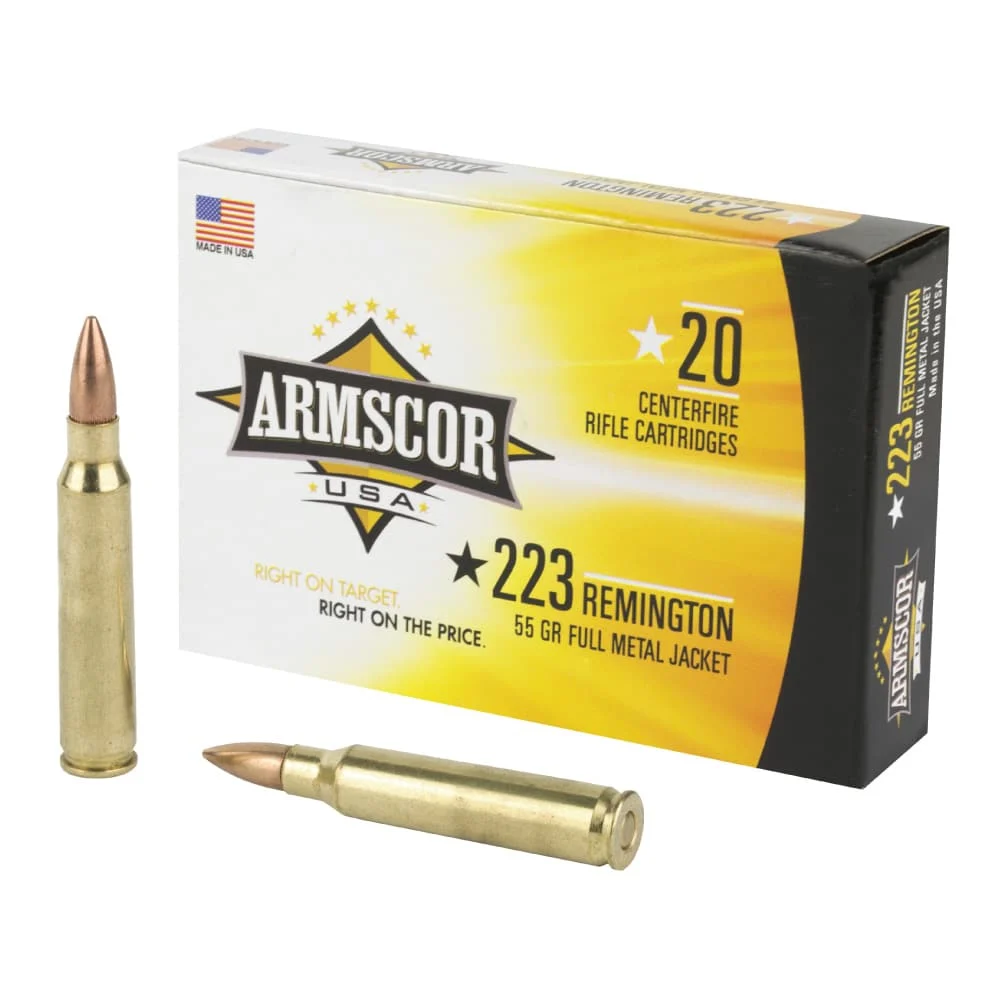 Armscor .223 Remington 55gr FMJ Ammo