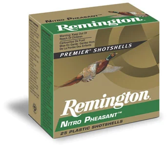 Remington Nitro Pheasant NP205, 20 Gauge, 2-3/4", 1 oz, 1300 fps, #5 Copper Plated Lead Shot, 25 Rds/Bx