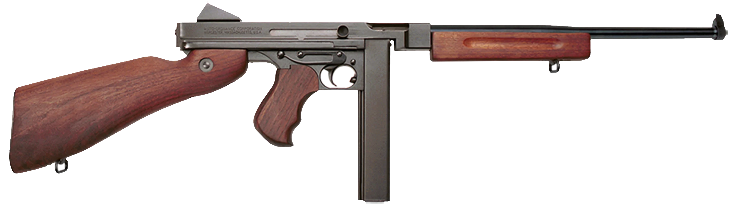 Thompson M1 Carbine Rifle TM1, 45 ACP, 16 1/2 in, Semi-Auto, Walnut Stock, Blue Finish, 30 Rds