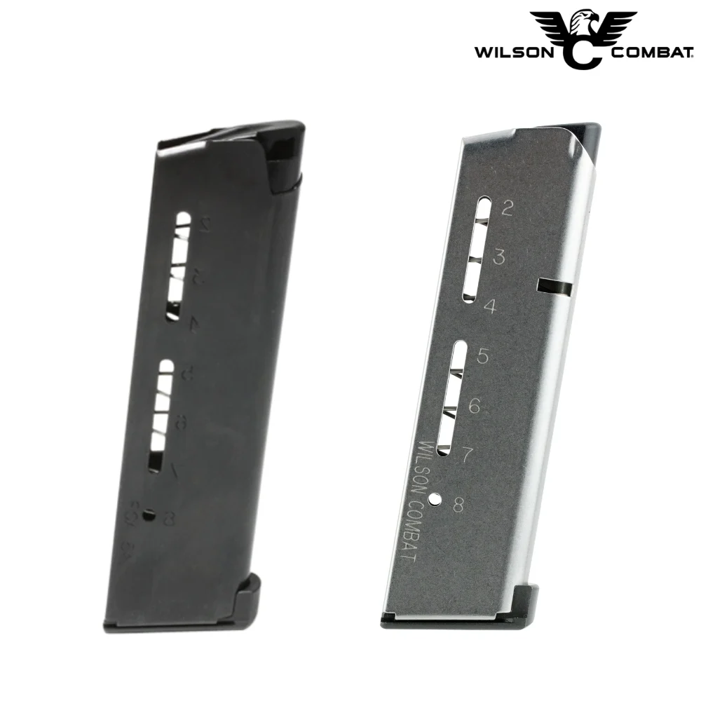 Wilson Combat 1911 Elite Tactical Full Size .45 ACP 8 Round Magazine With Lo-Profile Steel Floor Plate