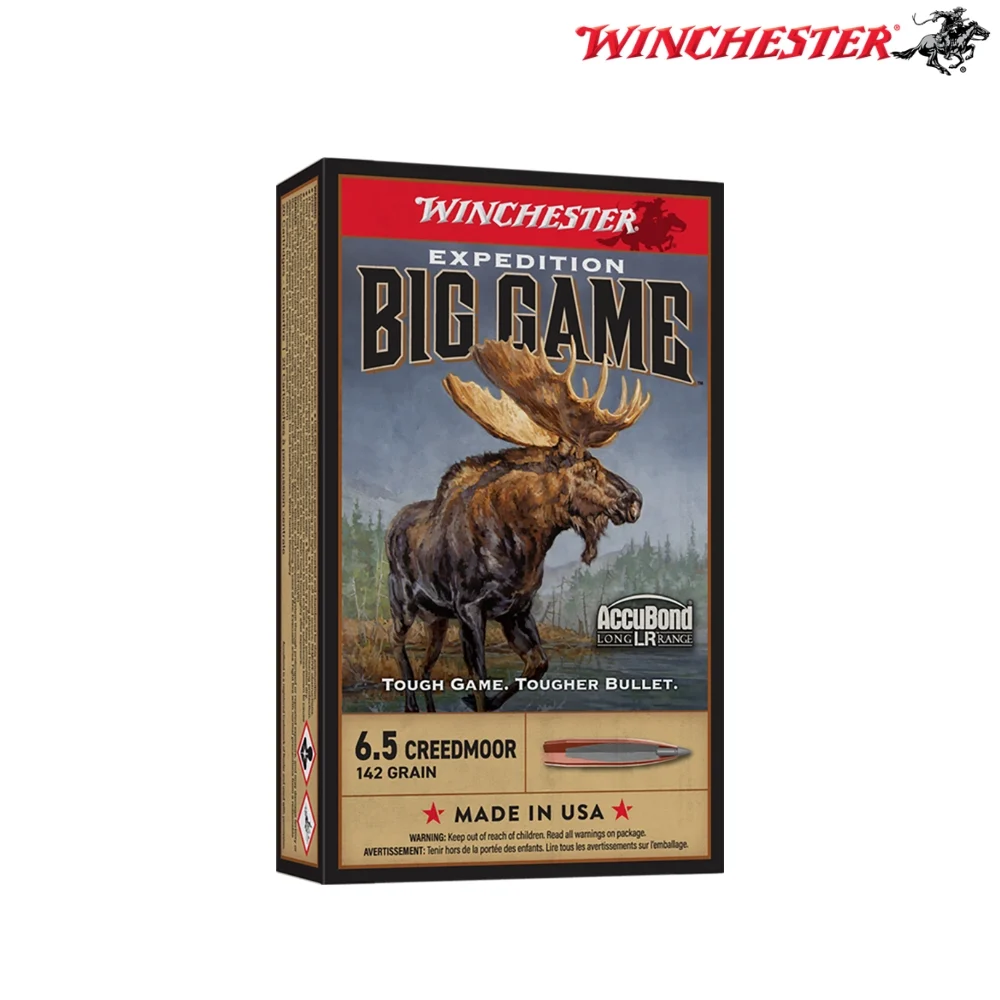 Winchester Expedition Big Game 6.5 Creedmoor 142gr AccuBond Long Range Ammo