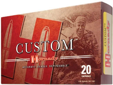 Hornady Custom Rifle Ammunition 8241, 405 Winchester, Interlock Spire Point, 300 GR, 2200 fps, 20 Rd/bx