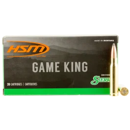Hsm Game King 308 Winchester 165 Grain Sierra GameKing Spitzer Boat-Tail