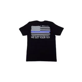 Ammunition Depot Thin Blue Line T-Shirt, Black