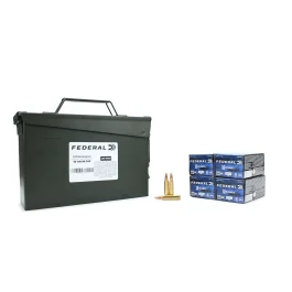 Federal V&P 223 Rem 50 Grain JHP 200 Rounds In Heavy Duty Ammo Can