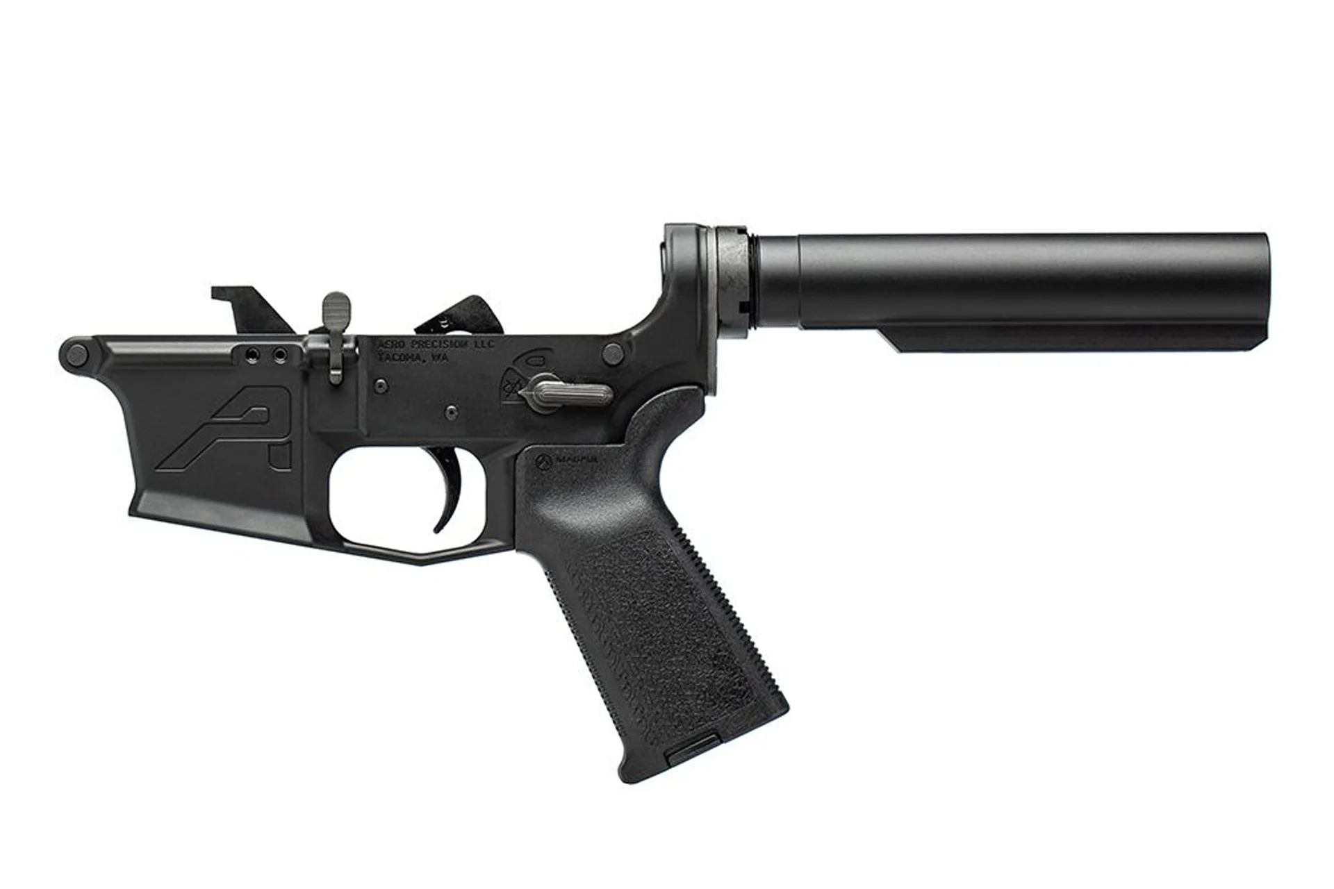 Aero Precision EPC-9 Carbine Complete Lower Receiver w/ MOE Grip No Stock - Ano/Black - APAR620552