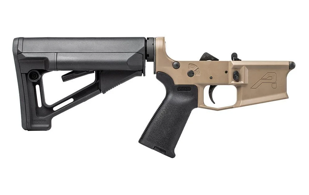Aero Precision M4E1 Complete Lower Receiver w/ Magpul MOE and STR - FDE Cerakote - APAR600104