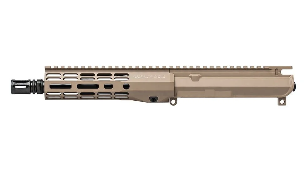 Aero Precision M4E1 Complete Upper, 8" 5.56 Pistol Barrel w/ 7.3" Enhanced Gen 2 Handguard - FDE Cerakote - APAR640270M102