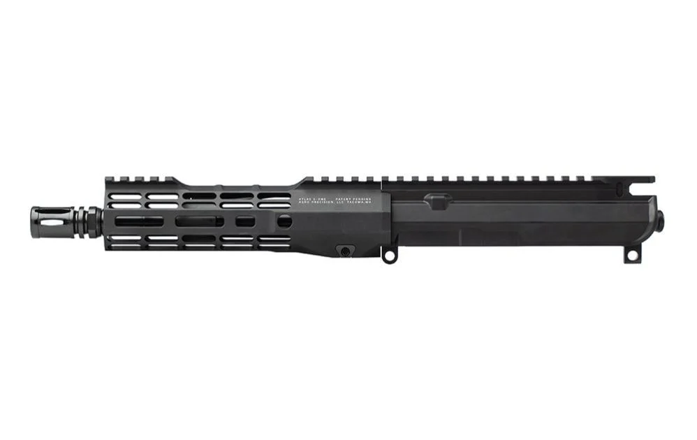 Aero Precision M4E1 Threaded Complete Upper, 8" 5.56 Barrel, 7.3" M-LOK ATLAS S-ONE Handguard - Anodized Black - APAR700101M102