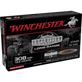 Winchester Expedition Big Game 308 Winchester 168 Grain AccuBond Long-Range